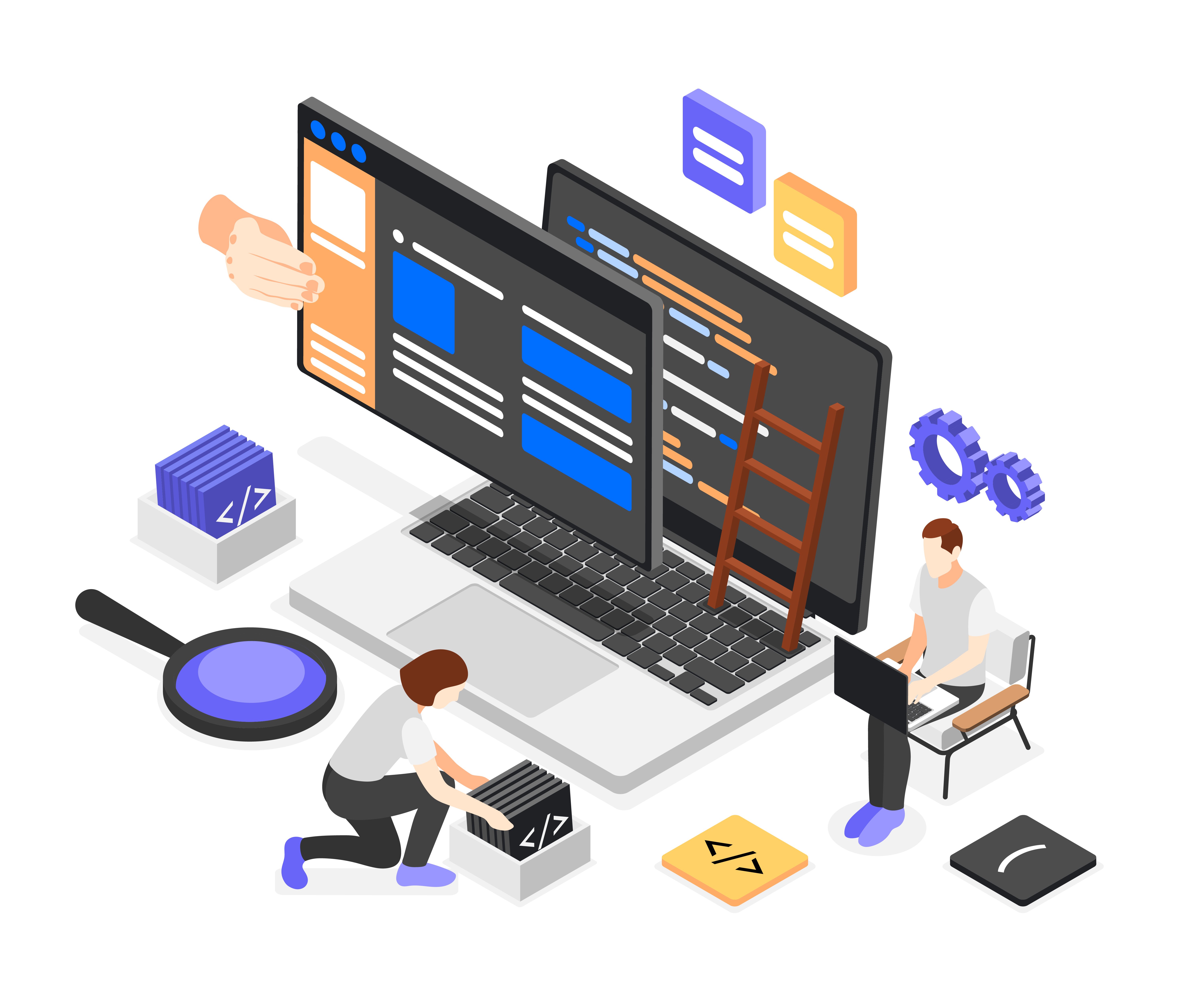 2112.i301.031.S.m004.c13.UI and UX designers concepts isometric composition-1