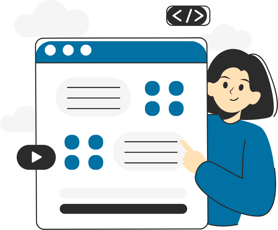 Yellow Black and White Modern Web Developer Services Instagram Post (1)
