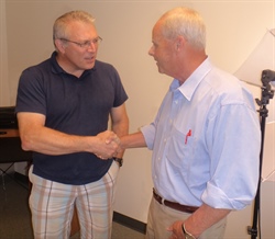 Walt Havenstein, candidate for NH Governor pays Keene Systems a visit.