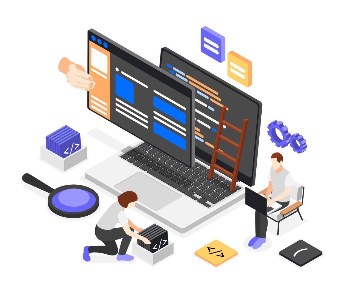 2112.i301.031.S.m004.c13.UI and UX designers concepts isometric composition-1